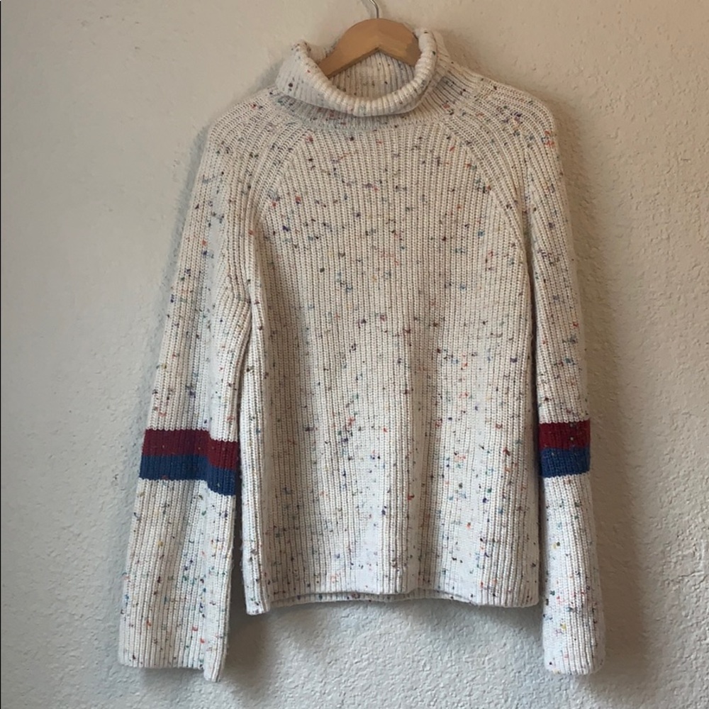 Roolee bell sleeve turtleneck sweater